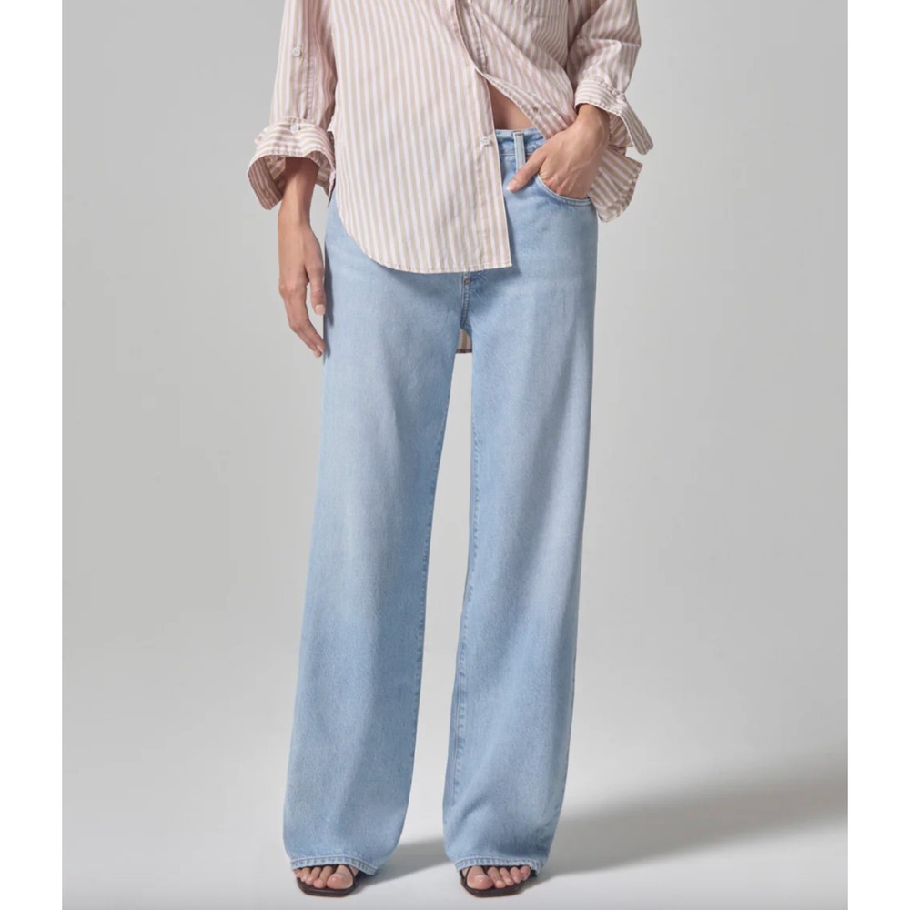 Citizens of Humanity Annina Jeans Women 38x33‎ Alemayde Wide Leg High Rise NWT